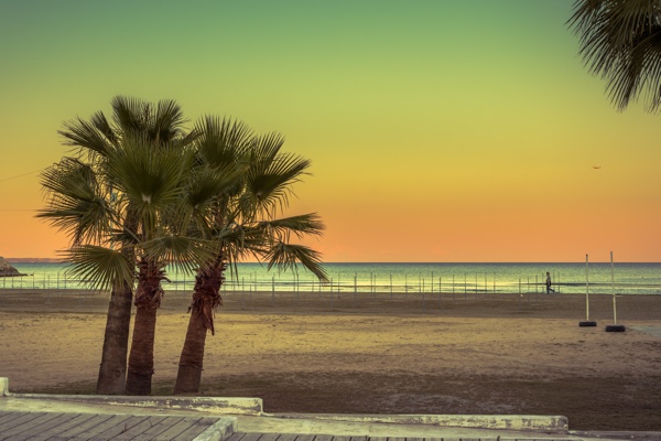 Larnaca beach